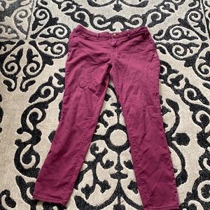 Maroon Colored jeans